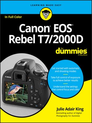 cover image of Canon EOS Rebel T7/2000D For Dummies